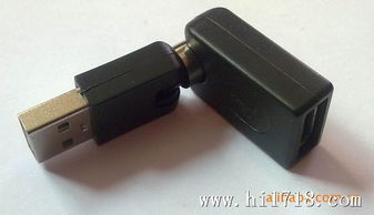 USB轉V8手機旋轉轉接頭 多功能充電接口解決方案